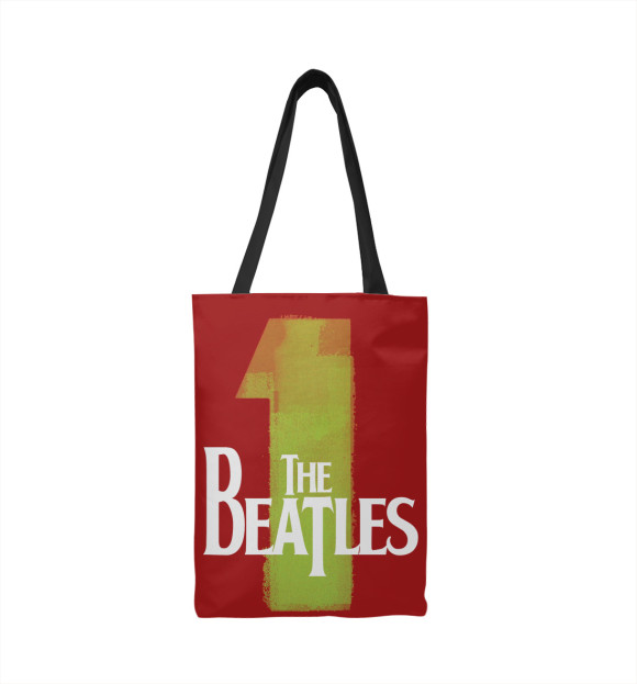 Сумка-шоппер с изображением The Beatles цвета 