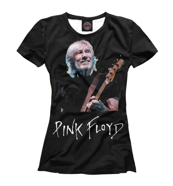 Женская футболка с изображением Pink Floyd цвета Белый