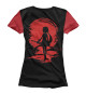 Женская футболка Red Moon Lady