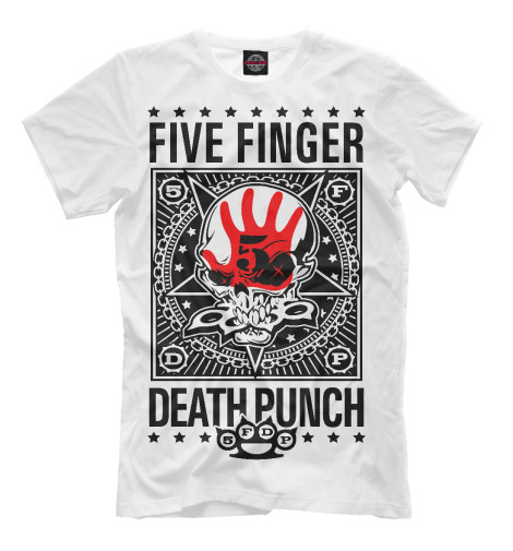 

Футболки Print Bar, Молочно-белый, Five Finger Death Punch