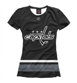 Женская футболка Washington Capitals Форма Гостевая 2019