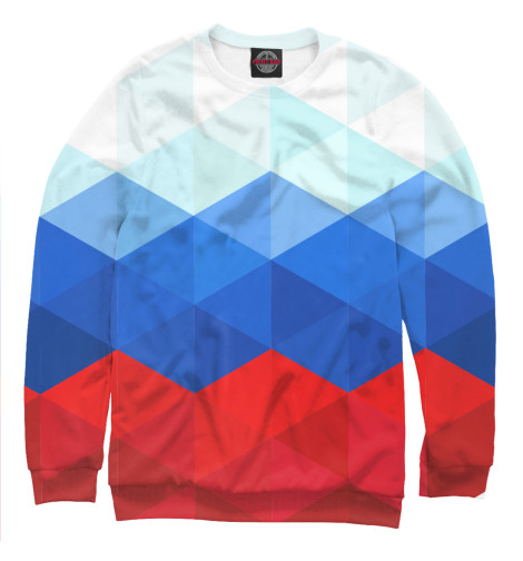 

Свитшоты Print Bar, Белый, триколор