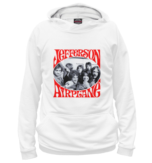Женское худи с изображением Jefferson Airplane цвета Белый