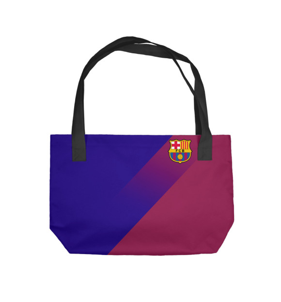 Пляжная сумка с изображением ФК Барселона цвета 