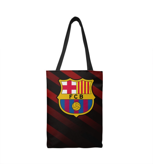Сумка-шоппер с изображением ФК Барселона цвета 