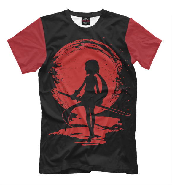 Футболка для мальчиков с изображением Red Moon Lady цвета Белый
