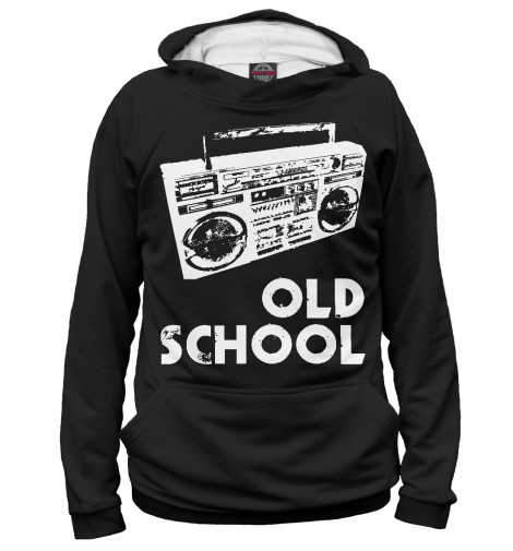 

Худи Print Bar, Белый, Old School