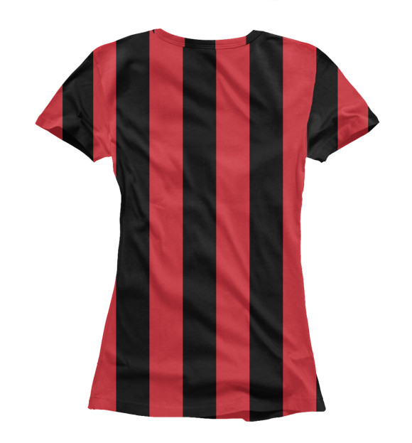 Женская футболка с изображением A.C.Milan 1899 цвета Белый
