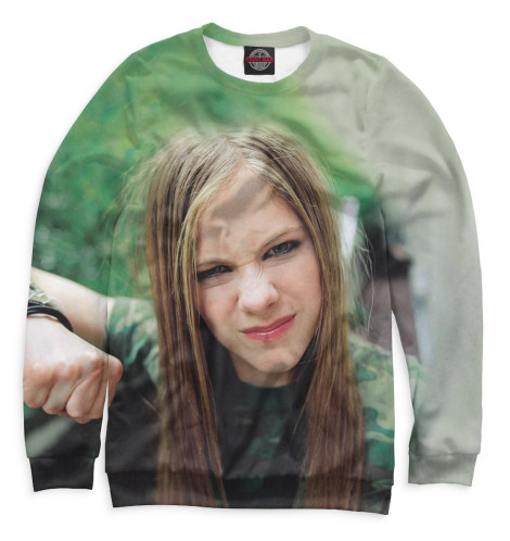 

Свитшоты Print Bar, Белый, Avril Lavigne
