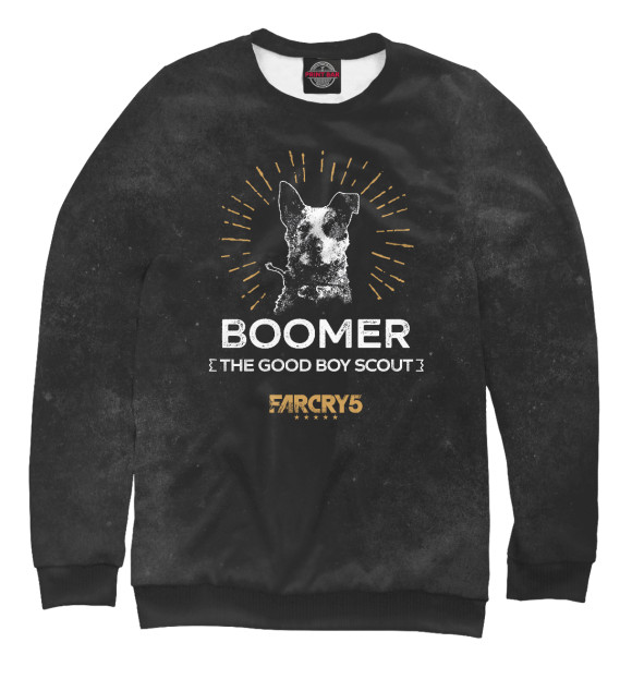 Мужской свитшот с изображением Far Cry 5 Boomer цвета Белый