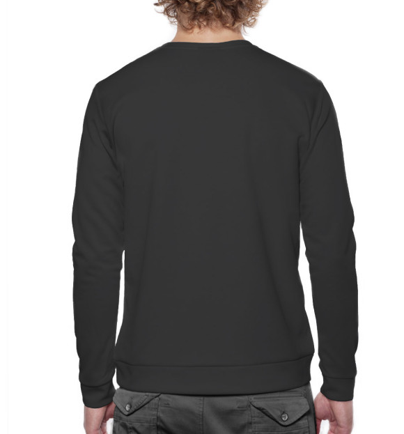 Мужской свитшот с изображением Егор Крид цвета Белый