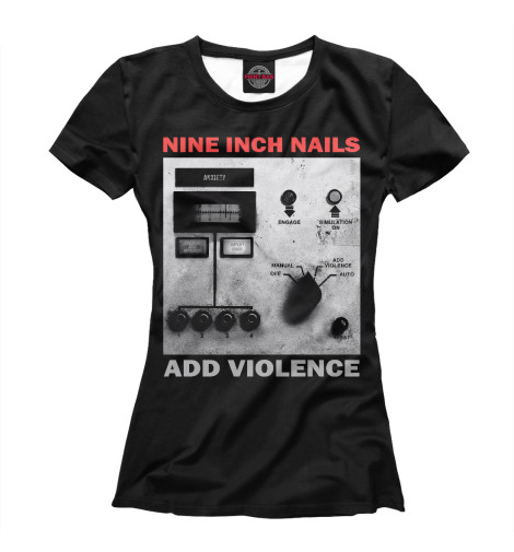 

Футболки Print Bar, Белый, Nine Inch Nails