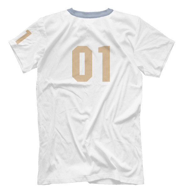 Мужская футболка с притом Авиатор из России цвета Белый Мужская футболка с изображением Авиатор из России цвета Белый