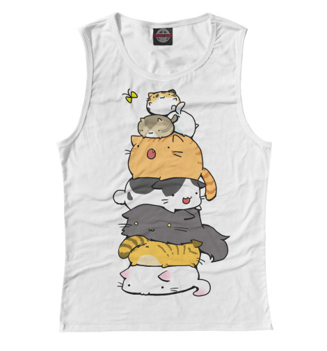 

Майки Print Bar, Белый, Коты