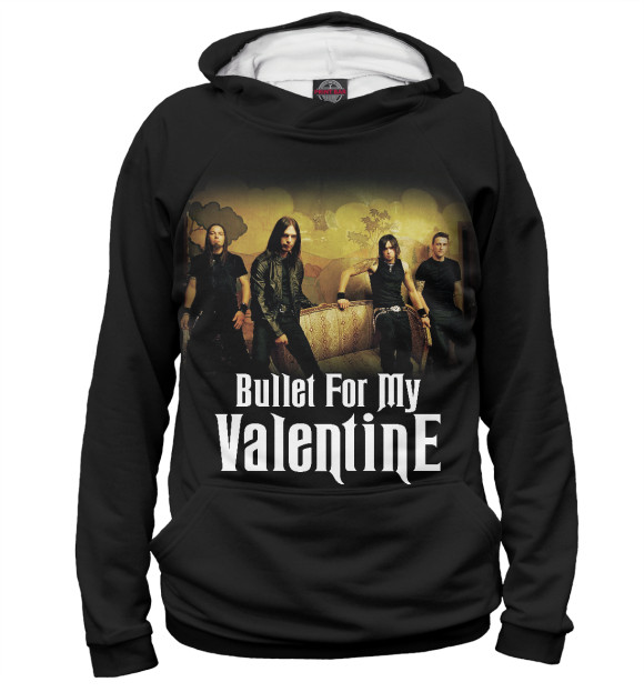 Худи для мальчика с изображением Bullet for My Valentine цвета Белый