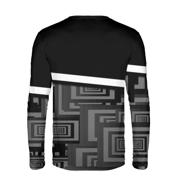 Мужской лонгслив с изображением BAPE цвета Белый