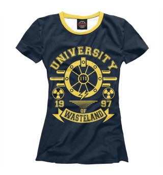 Женская футболка University of Wasteland