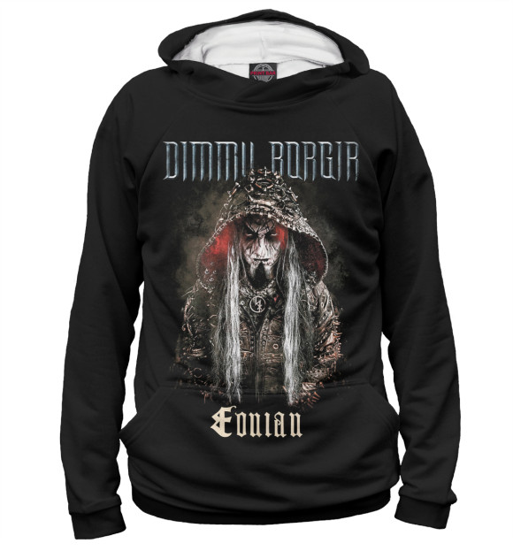 Женское худи с изображением Dimmu Borgir цвета Белый