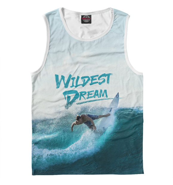 Майка для мальчика с изображением Wildest Dream цвета Белый