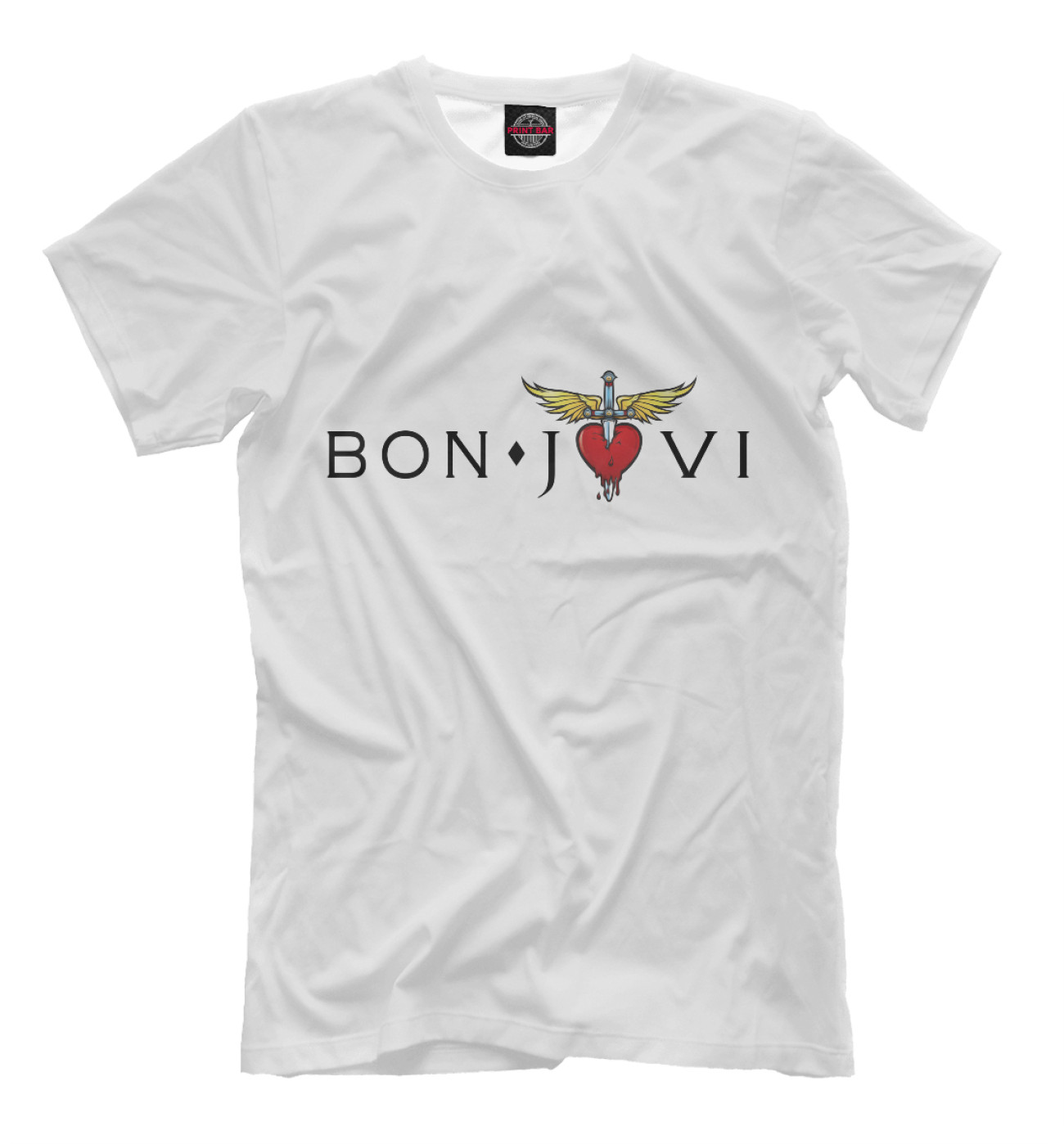 Мужская Футболка Bon Jovi, артикул: BON-368304-fut-2