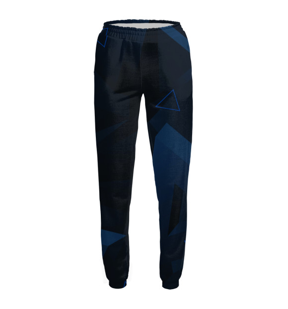 Женские спортивные штаны с изображением Triangle Geometry цвета Белый