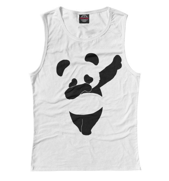 Майка для девочки с притом Панда цвета ????? Майка для девочки с изображением Панда цвета ?????