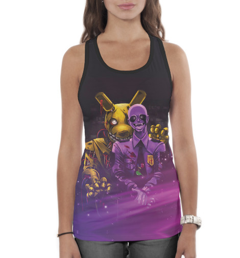 

Майки борцовки Print Bar, Белый, Five Nights at Freddy’s