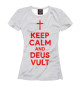 Женская футболка Deus Vult