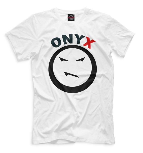Мужская футболка с изображением Onyx цвета Белый