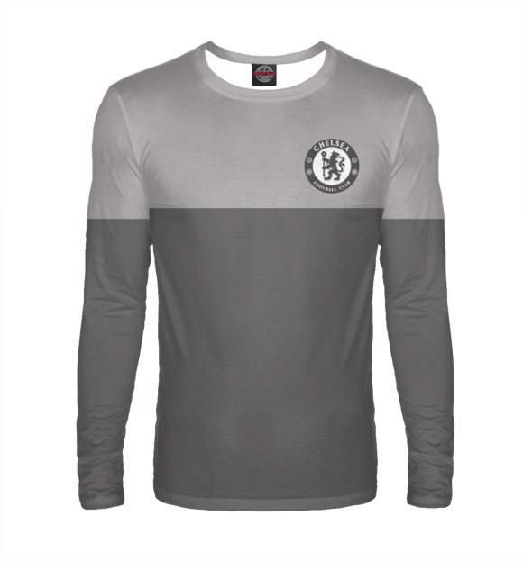 Мужской лонгслив с изображением FC Chelsea Grey Collection цвета Белый
