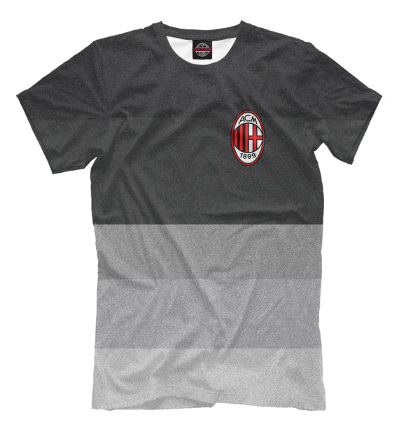 Мужская футболка с изображением Милан цвета Молочно-белый