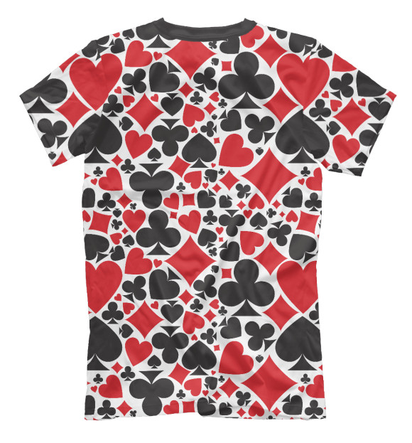 Мужская футболка с изображением Масть цвета Белый