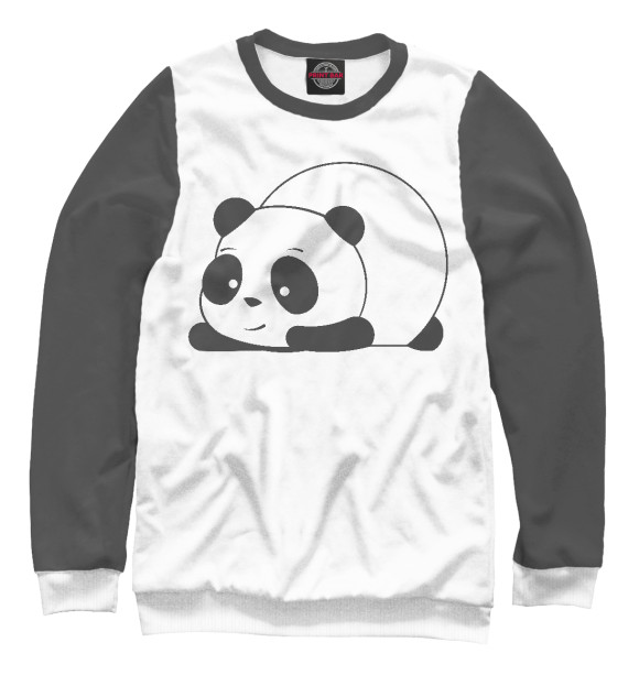 Свитшот для мальчиков с изображением Panda цвета Белый