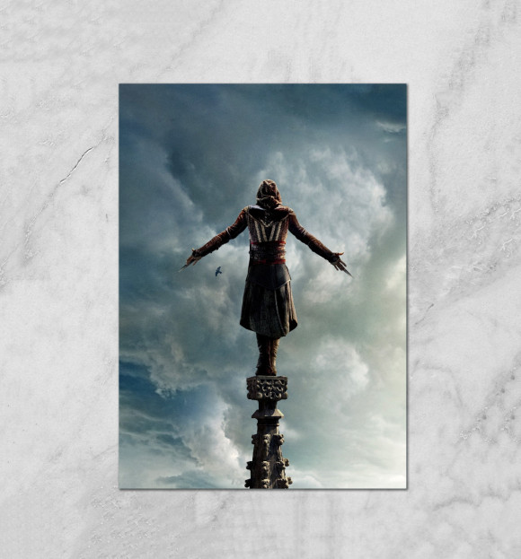 Плакат с изображением Assassin’s Creed цвета Белый