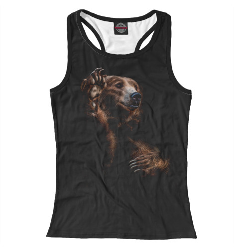 

Майки борцовки Print Bar, Белый, Медведь