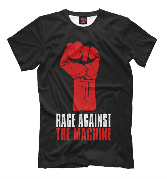Футболка для мальчиков с изображением Rage Against the Machine цвета Черный