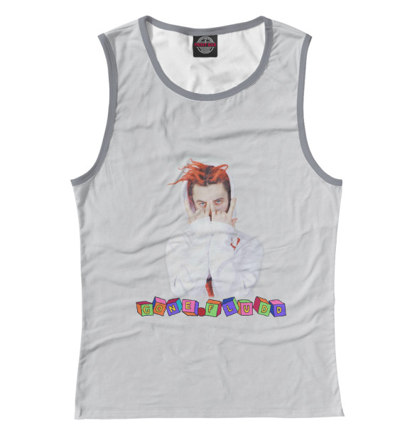 Майка для девочки с изображением Gone.Fludd цвета Белый