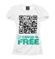 Футболка для девочек COVID-19 FREE ZONE 1.1