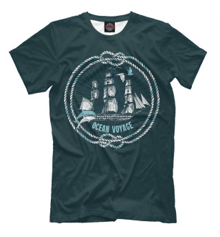 Мужская футболка Морское путешествие