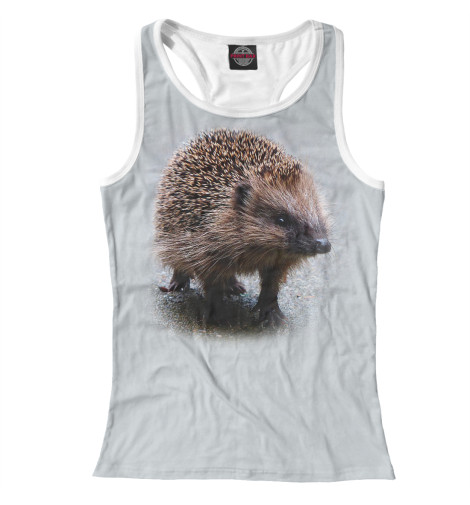 

Майки борцовки Print Bar, Белый, Ежик