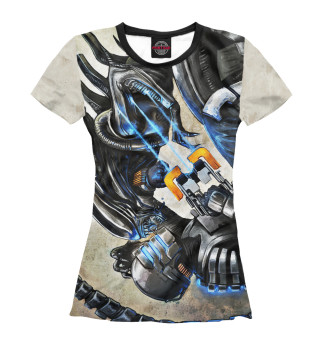Женская футболка Dead Space VS Alien