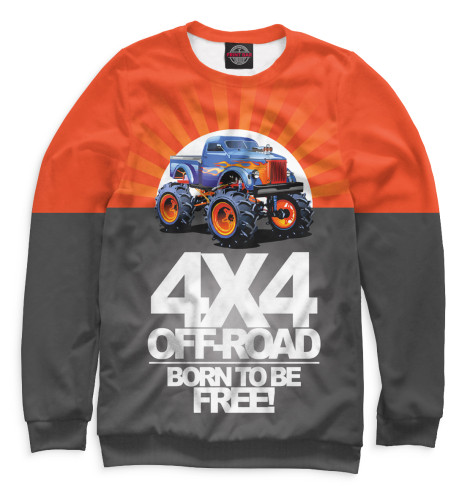 

Свитшоты Print Bar, Белый, Off Road