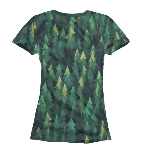 

Футболки Print Bar, Белый, Simple forest