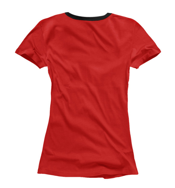 Женская футболка с изображением Joystick Retro game цвета Белый