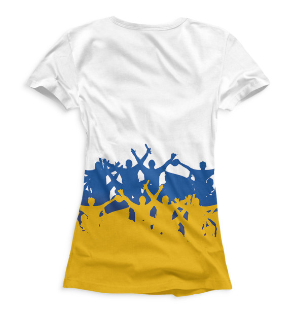 Женская футболка с изображением ФК Ростов цвета Белый