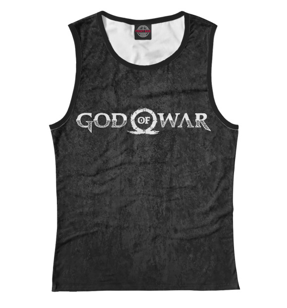 Майка для девочки с изображением God of War цвета Белый