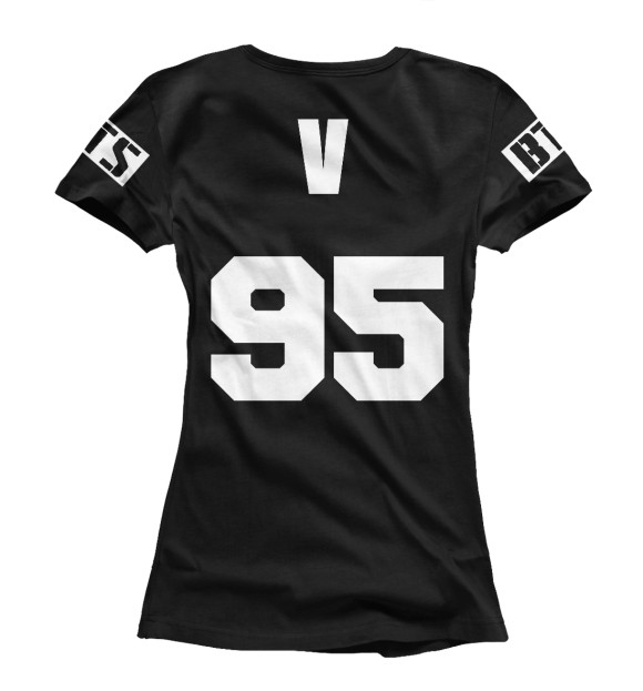 Женская футболка с изображением V 95 цвета Белый