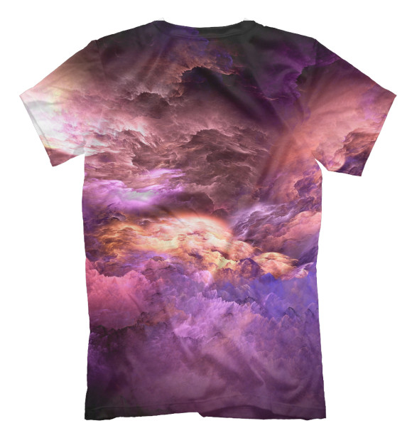 Мужская футболка с изображением Wayward sky цвета Белый