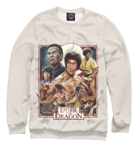 

Свитшоты Print Bar, Белый, Enter the Dragon