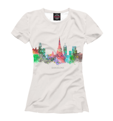 

Футболки Print Bar, Белый, Барселона